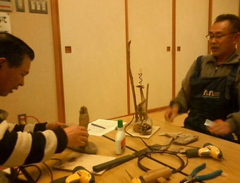 流木アート教室の風景12