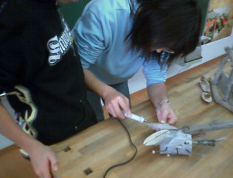 流木アート教室の風景4