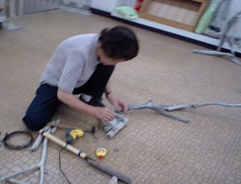 流木アート教室の風景5