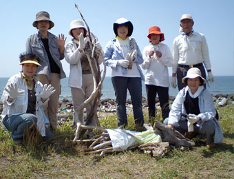 流木アート教室の風景6